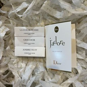 Dior perfum sample set